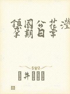 《镇国公花滢滢的孕期日常》小说封面