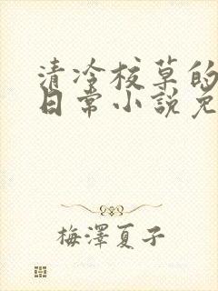 清冷校草的堕落日常小说免费阅读封面