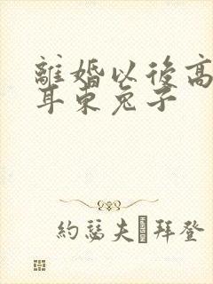 离婚以后高干 耳东兔子