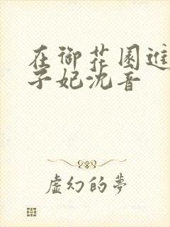 在御花园进入太子妃沈音