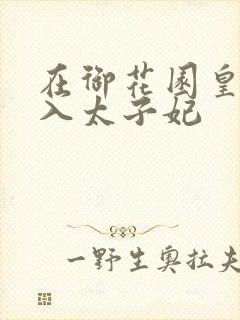 在御花园皇上进入太子妃