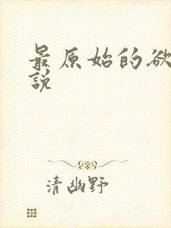 最原始的欲望小说
