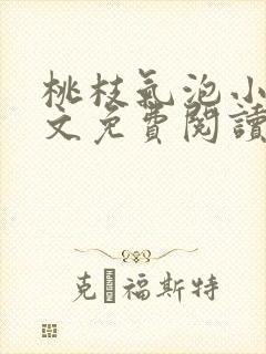 桃枝气泡小说全文免费阅读