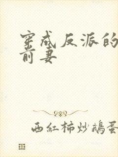 穿成反派的炮灰前妻