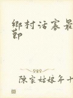 乡村活寡最新章节