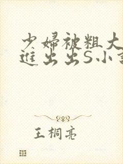 少妇被粗大猛进进出出S小说封面