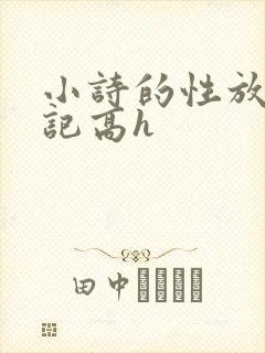 小诗的性放荡日记高h