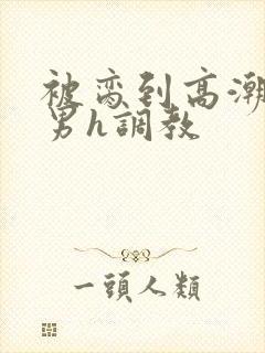 被脔到高潮的直男h调教