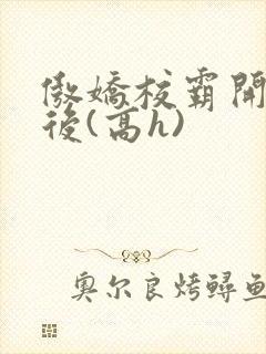 傲娇校霸开荤以后(高h)