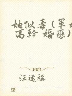 她似毒 (军婚 高干 婚恋)完结