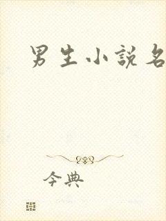 男生小说名字