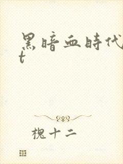 黑暗血时代txt封面