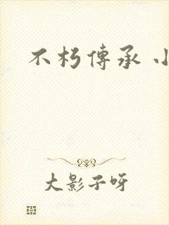 不朽传承 小说封面