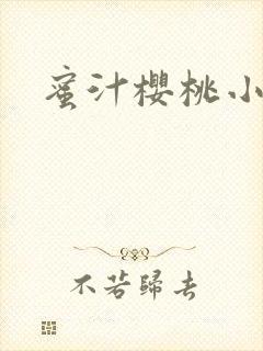 蜜汁樱桃小说封面