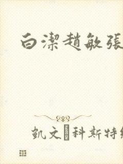 白洁赵敏张倩封面