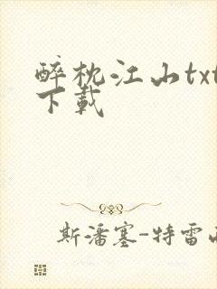 醉枕江山txt下载