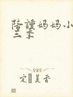 陪读妈妈小说第三季