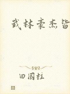 武林豪杰皆我奴