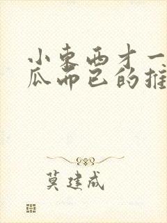 小东西才一根黄瓜而已的推荐书