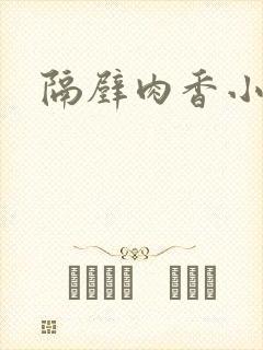 隔壁肉香小说