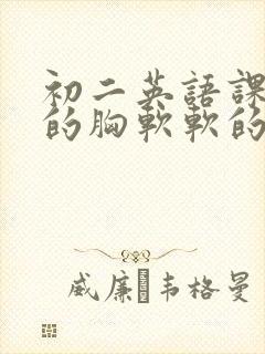 初二英语课代表的胸软软的