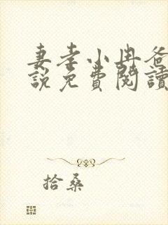 妻孝小冉爸爸小说免费阅读