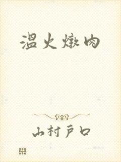 温火炖肉