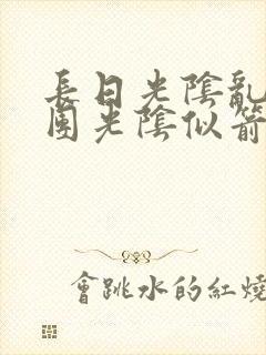 长日光阴乱作一团光阴似箭必读