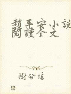 赵平安小说免费阅读全文