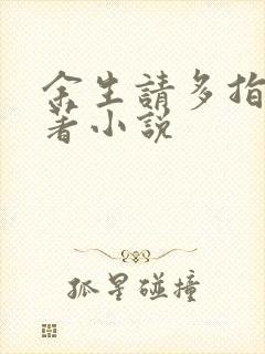 《余生请多指教原著小说》小说封面