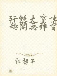 轩辕大宝传奇笔趣阁无弹窗