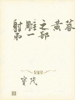 射雕之黄蓉新传第一部