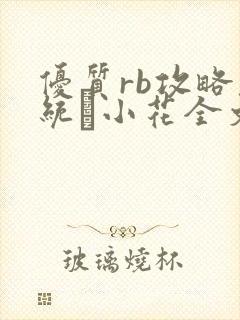 优质rb攻略系统寀小花全文免费阅读