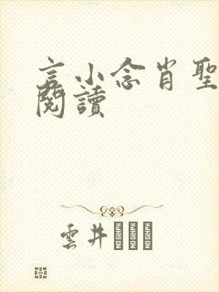 言小念肖圣免费阅读