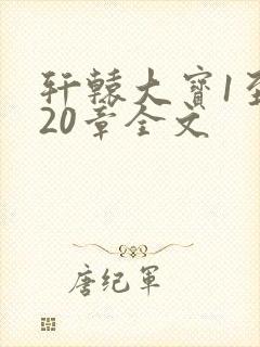 轩辕大宝1至720章全文