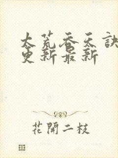 《太荒吞天诀最快更新最新》小说封面