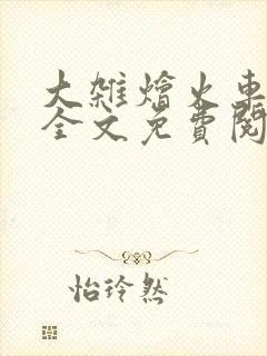 大杂烩火车小说全文免费阅读