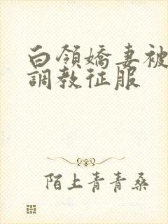 白领娇妻被老板调教征服