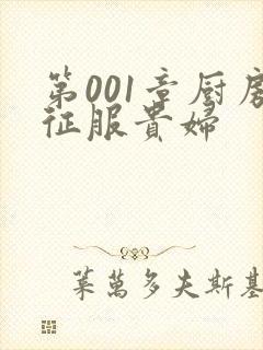 第001章厨房征服贵妇