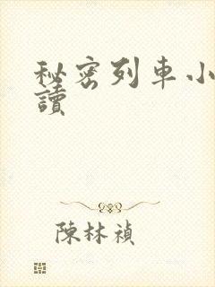 秘密列车小说阅读