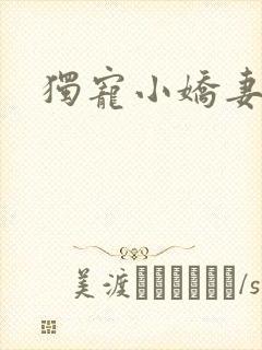 独宠小娇妻