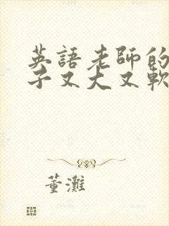 英语老师的小兔子又大又软