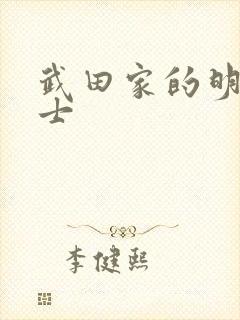 武田家的明国武士