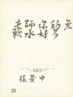 老师你的兔子好软水好多