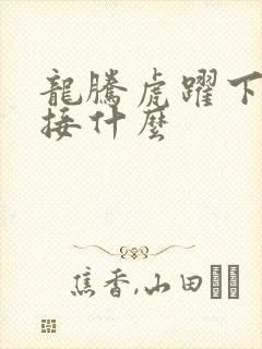 龙腾虎跃下一句接什么