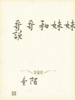 哥哥和妹妹的小说