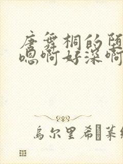 唐舞桐的堕落H嗯啊好深啊