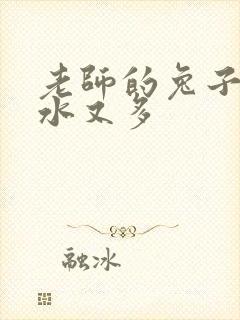 老师的兔子又软水又多