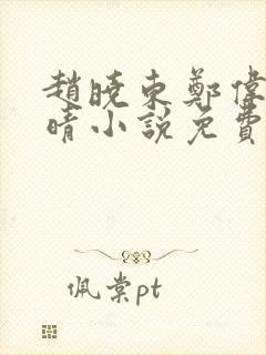 赵晓东郑伟吴雪晴小说免费阅读