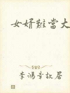 女婿难当大结局